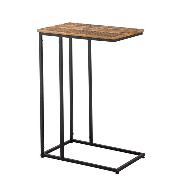 Side table of Toronto metal frame and wooden table top