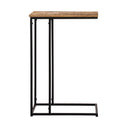 Side table of Toronto metal frame and wooden table top