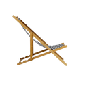 Lauko kėdė – Paplūdimio kėdė iš bambuko ir drobės – Modelis Soho
